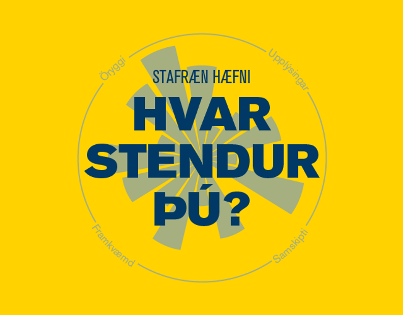 VR kynnir Stafræna hæfnihjólið