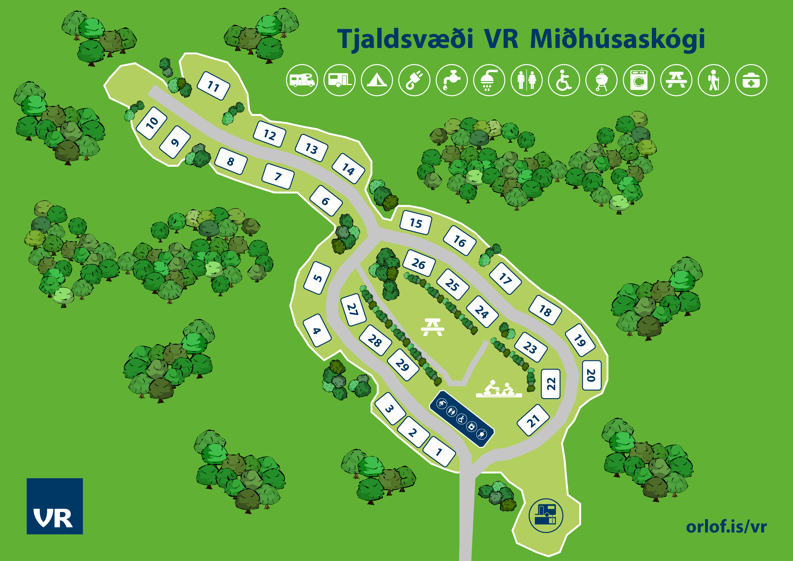 Tjaldsvæði VR – opnað fyrir bókanir þann 10. júní